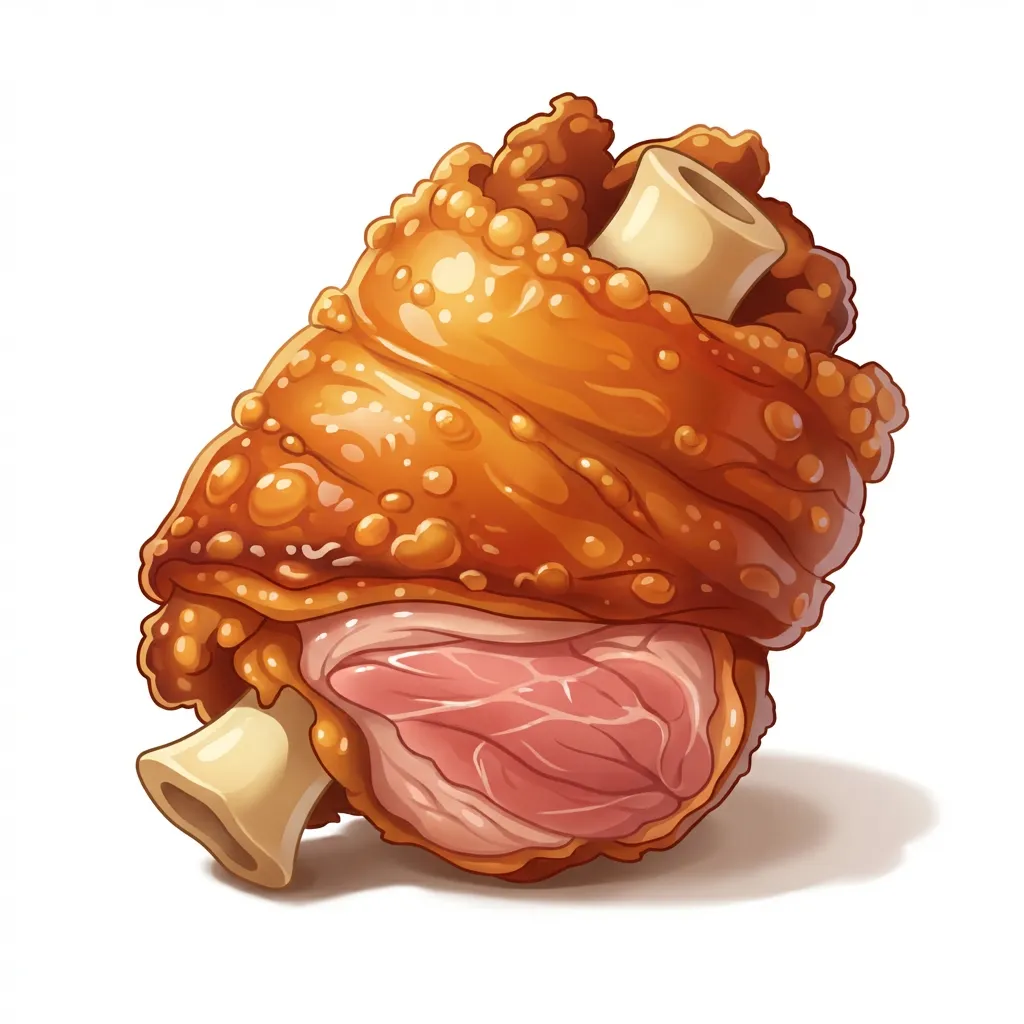 Schweinshaxe – Spielstein im bayerischen Thema