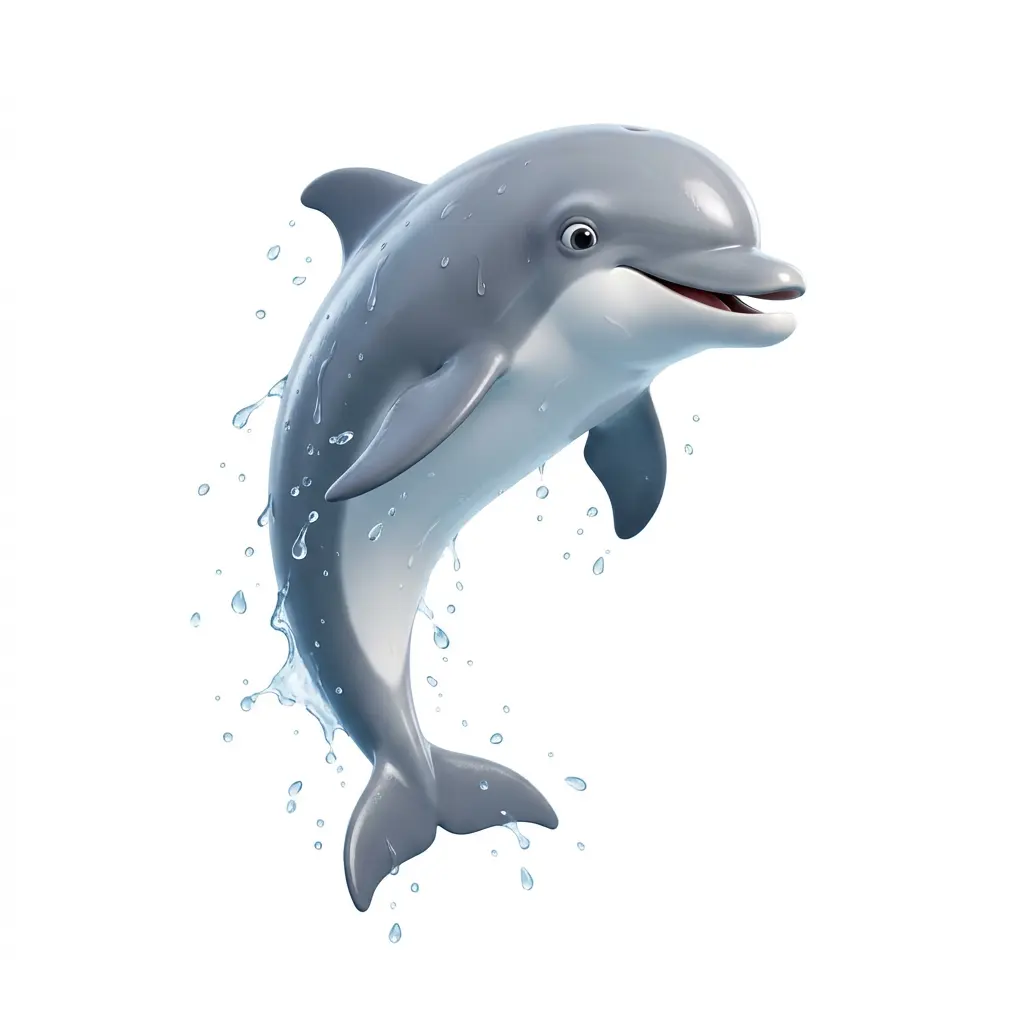 Delfin – Spielstein im Ozean-Thema