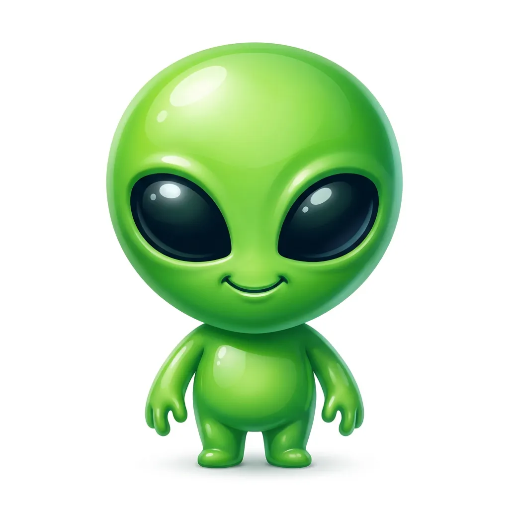 Alien – Spielstein im Weltraum-Thema