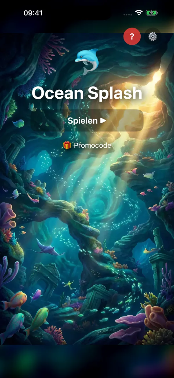 Ocean Splash – Unterwasserwelt mit Korallen und Delfin, maritime Themenwelt im Brain-Puzzle